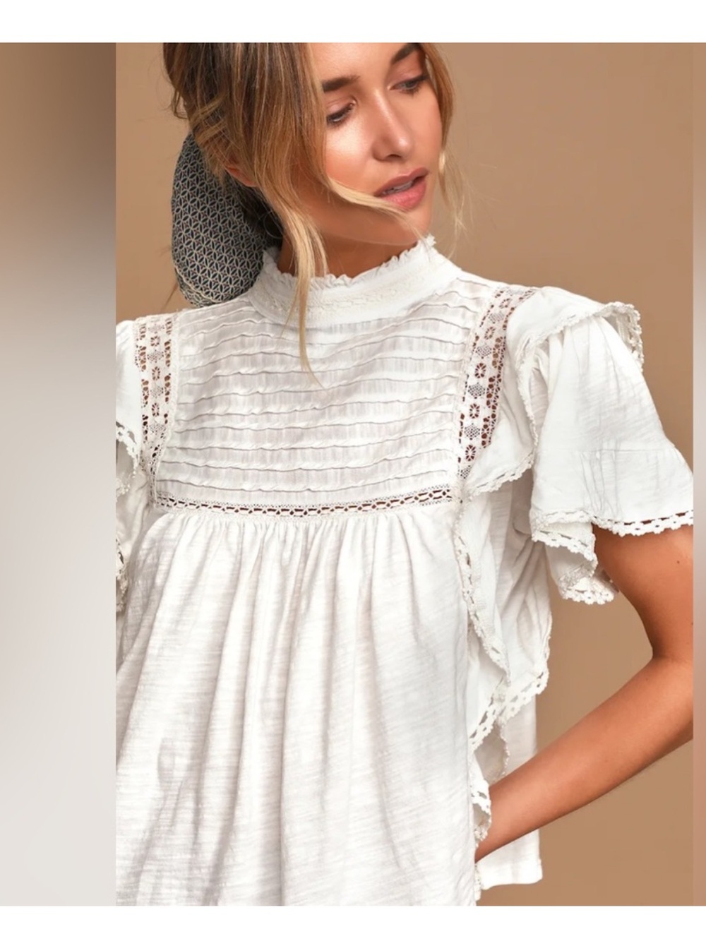 Free People White Blouse - Picture 3 of 8